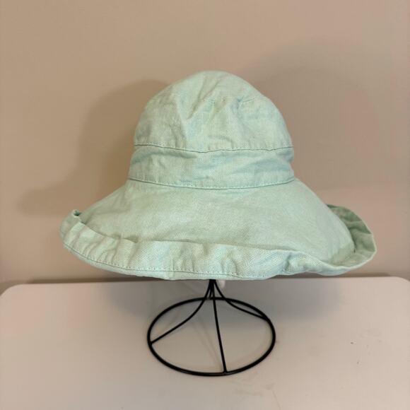 Scala Collezione Bucket Sun Hat One Size Seafoam Green Beach Summer Adjustable - Picture 3 of 6
